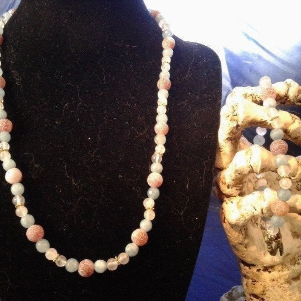 Handmade Agate Citrine Jewelry Set Z261 50$